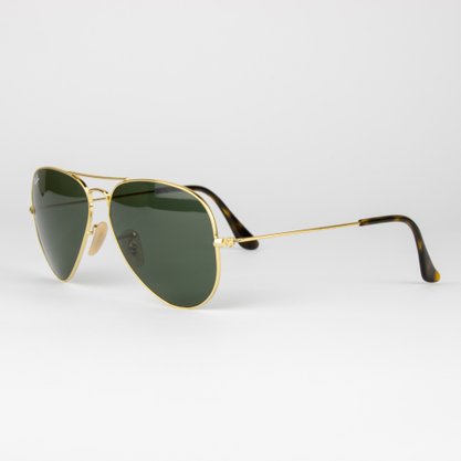 Óculos Solar Ray-Ban Aviador Dourado RB 3025L G-15
