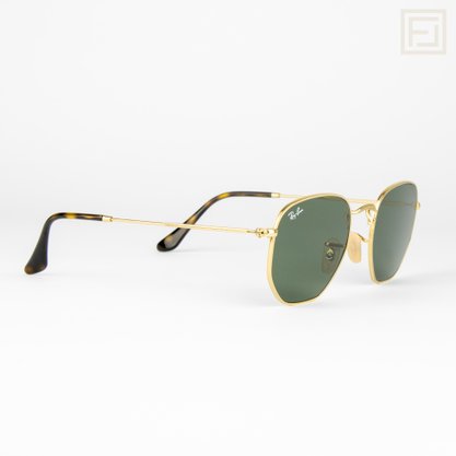 Óculos Solar Ray-Ban Hexagonal Dourado RB 3548-NL G-15