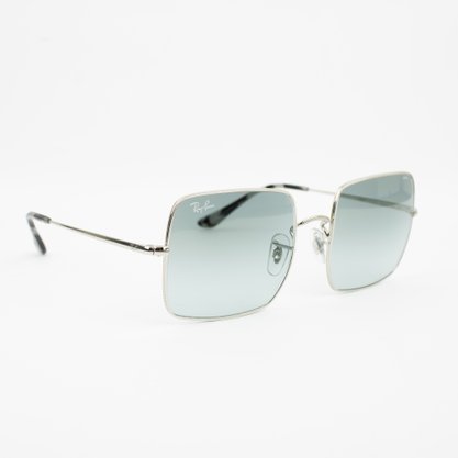 Óculos Solar Ray-Ban Square Quadrado Prata RB1971 Óculos Solar Ray-Ban Square Quadrado Prata RB1971