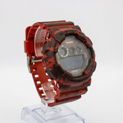 Relógio G-Shock GD120CM Multifunção Vermelho Camuflado