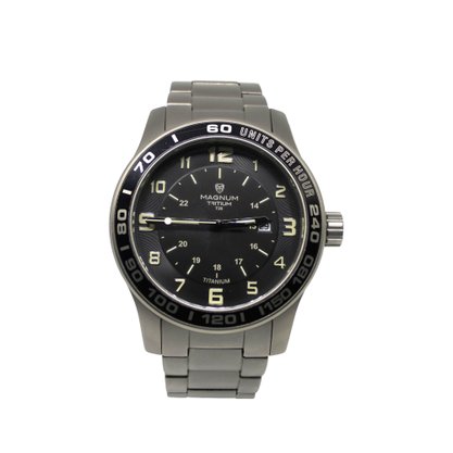 Relogio em Titanium Multifunção Tritium Magnum MT30080