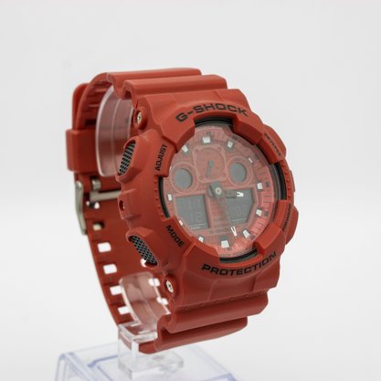 Relógio G-Shock GA100C Multifunção Vermelho
