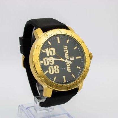 Relógio Mormaii Caixa Dourada MOVX42EAB Preto