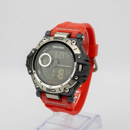 Relógio Mormaii Digital MO14073AC Vermelho Relógio Mormaii Digital MO14073AC Vermelho