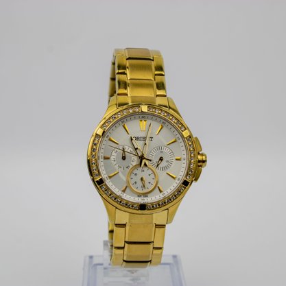 Relógio Orient FGSSM043 Multifunção Dourado Relógio Orient FGSSM043 Multifunção Dourado