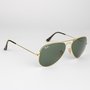 Óculos Solar Ray-Ban Aviador Dourado RB 3025L G-15 Óculos Solar Ray-Ban Aviador Dourado RB 3025L G-15