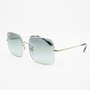 Óculos Solar Ray-Ban Square Quadrado Prata RB1971 Óculos Solar Ray-Ban Square Quadrado Prata RB1971